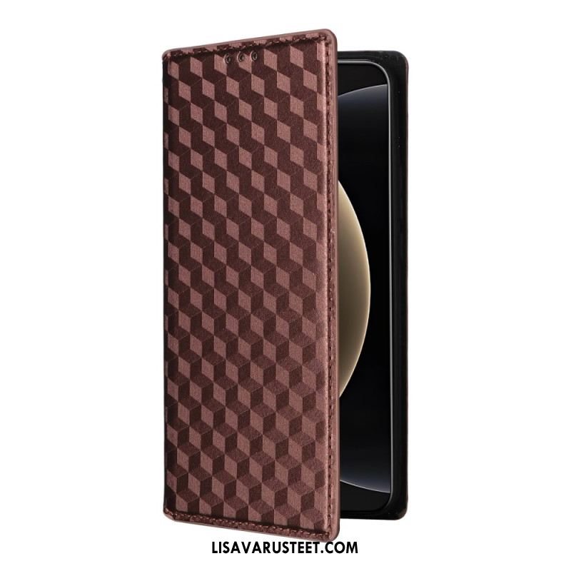 Nahkakotelo Xiaomi 15 Ultra 3d-timantit Suojakuori