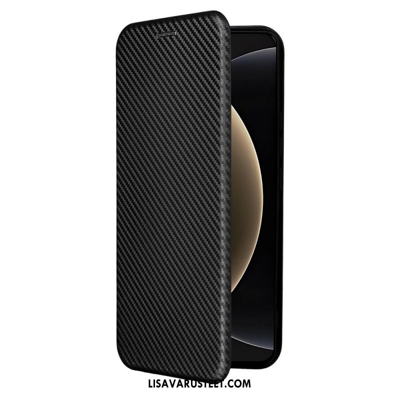 Nahkakotelo Xiaomi 15 Ultra Harjattu Hiilikuitu