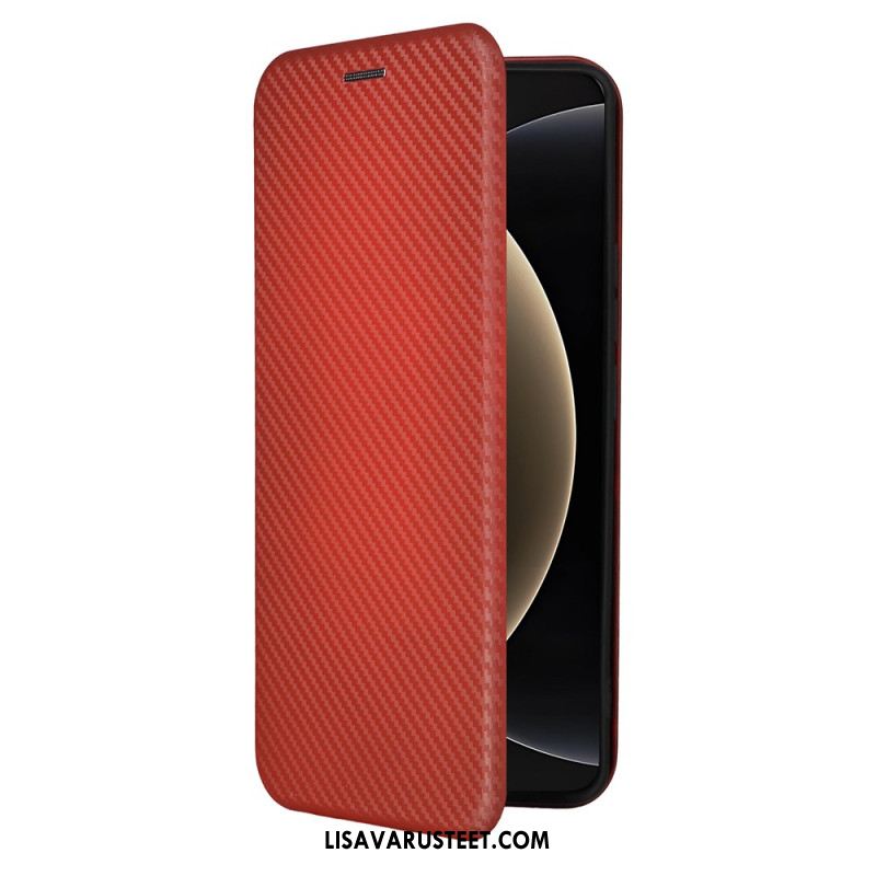 Nahkakotelo Xiaomi 15 Ultra Harjattu Hiilikuitu