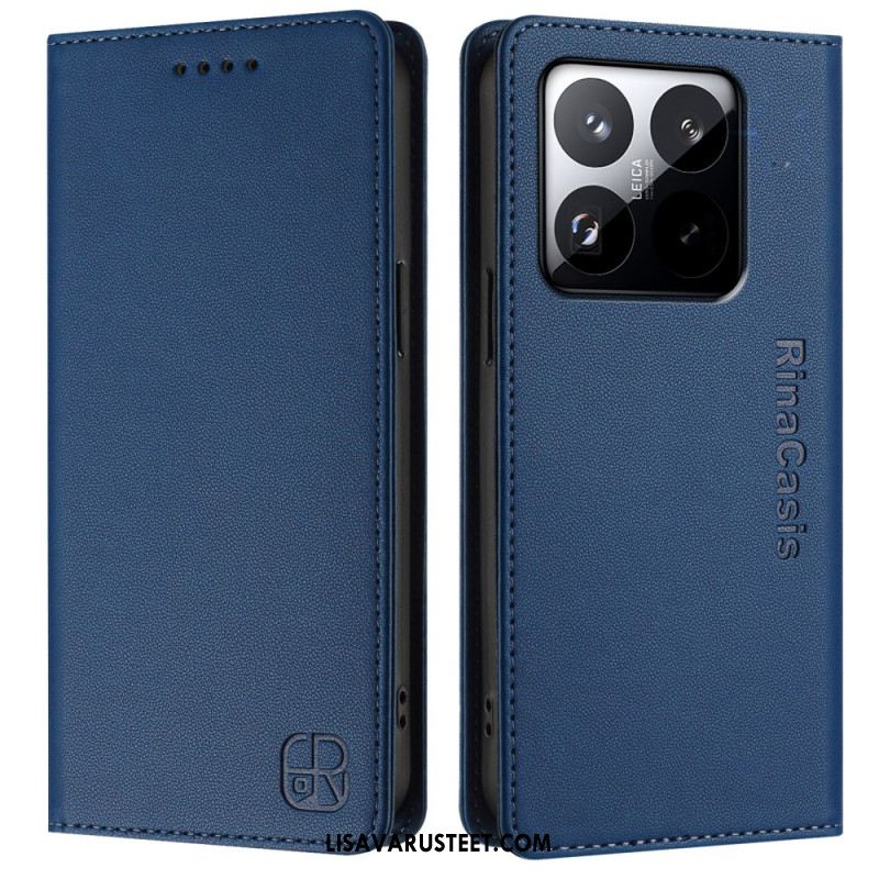 Nahkakotelo Xiaomi 15t Rfid-lompakko