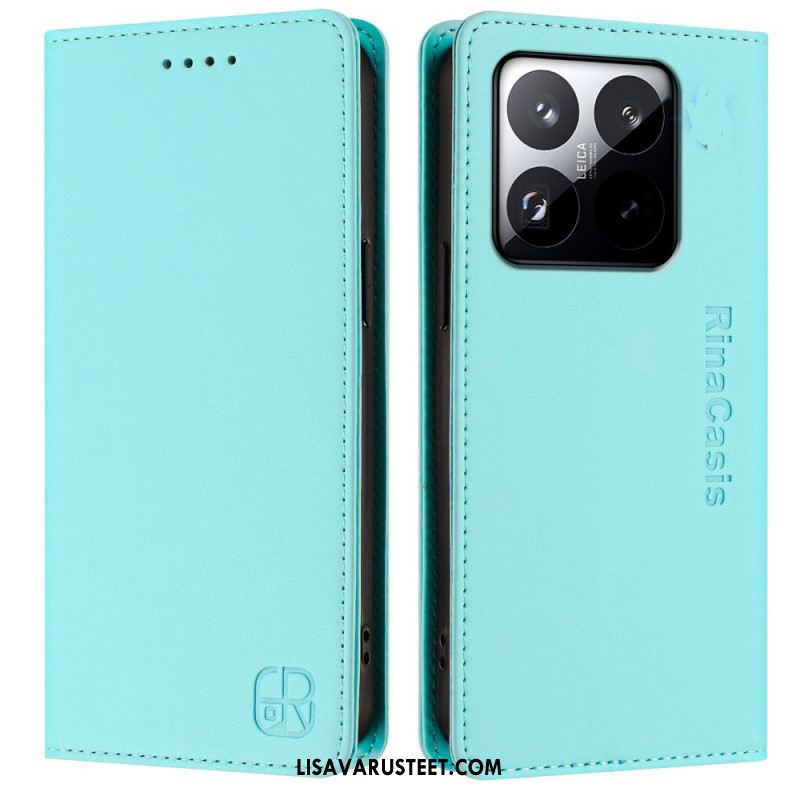 Nahkakotelo Xiaomi 15t Rfid-lompakko