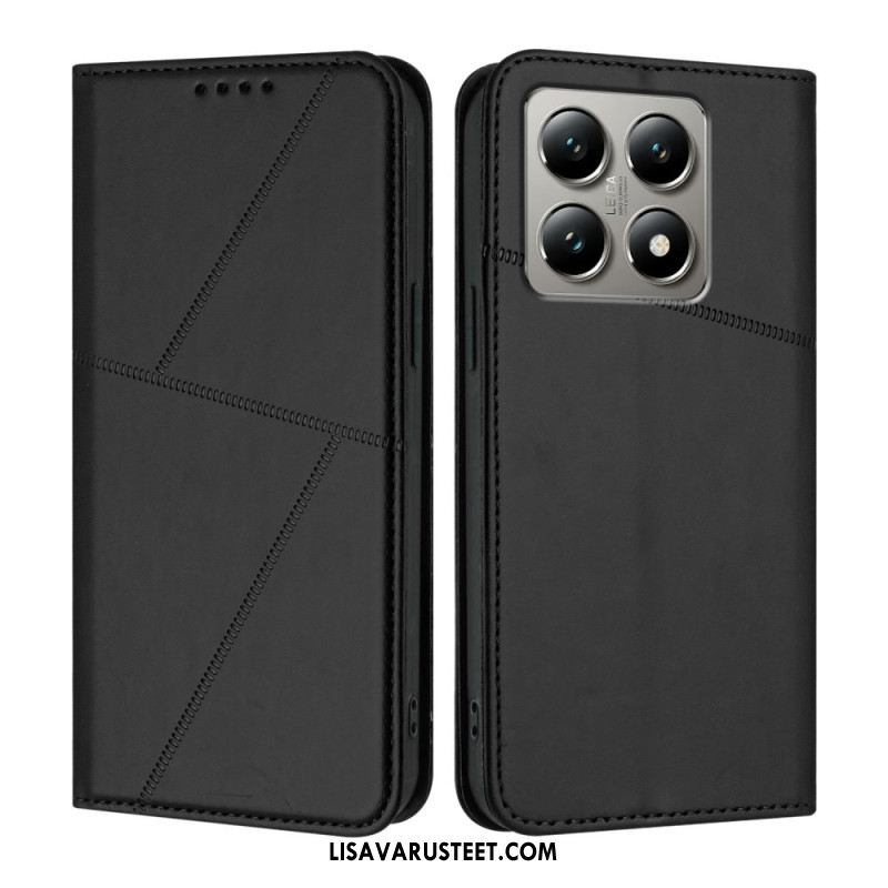 Nahkakotelo Xiaomi 15t Viivat Suojakuori