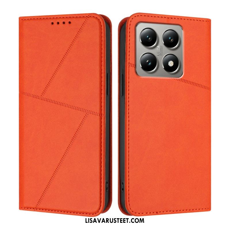 Nahkakotelo Xiaomi 15t Viivat Suojakuori