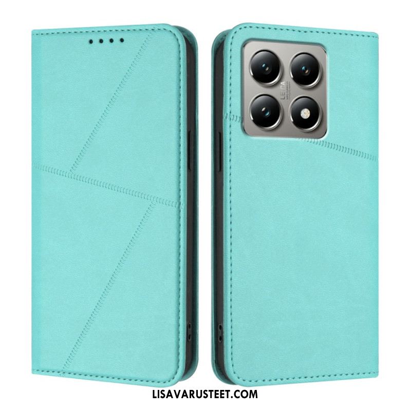 Nahkakotelo Xiaomi 15t Viivat Suojakuori