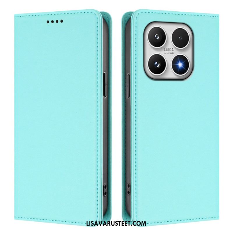 Nahkakotelo Xiaomi 17 Magneettinen Suljin Ja Rfid-suojaus