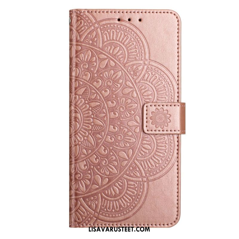 Nahkakotelo Xiaomi 17 Mandala-kaiverrus