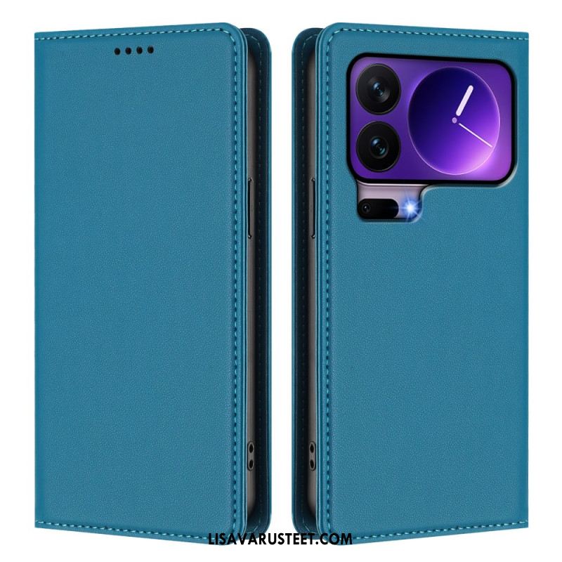 Nahkakotelo Xiaomi 17 Pro Magneettinen Suljin Ja Rfid-suojaus