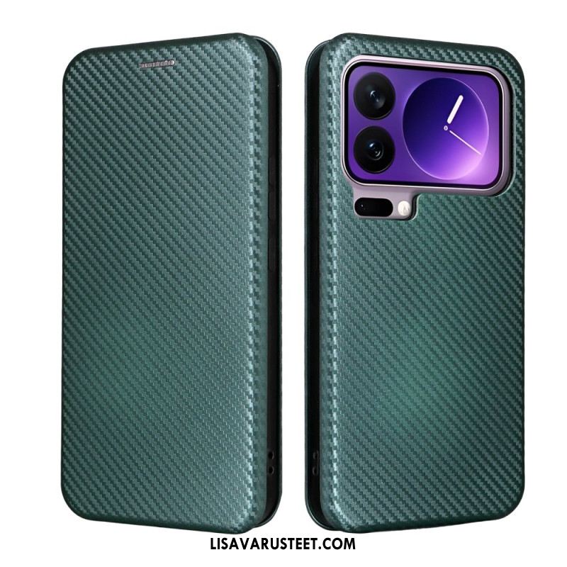 Nahkakotelo Xiaomi 17 Pro Max Hiilikuitu