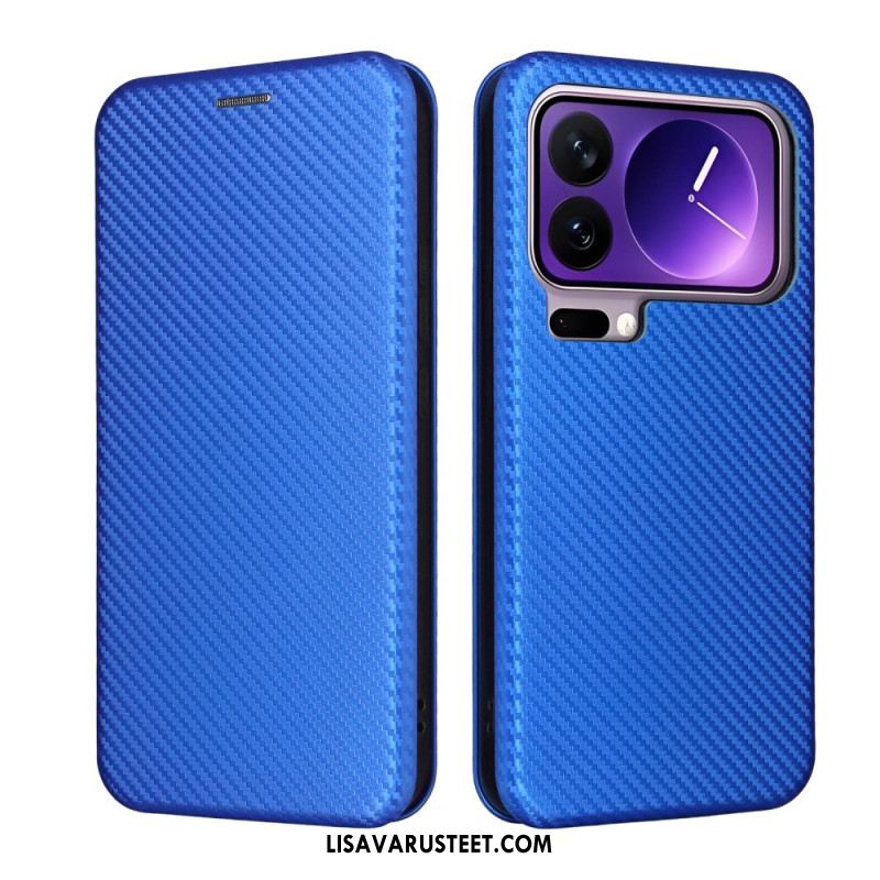 Nahkakotelo Xiaomi 17 Pro Max Hiilikuitu