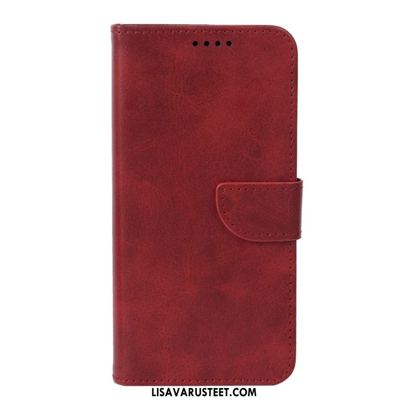 Nahkakotelo Xiaomi 17 Pro Max Jalusta Ja Magneettinen Suljin