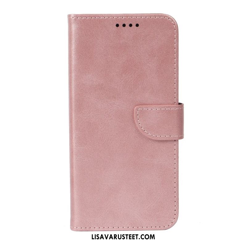 Nahkakotelo Xiaomi 17 Pro Max Jalusta Ja Magneettinen Suljin