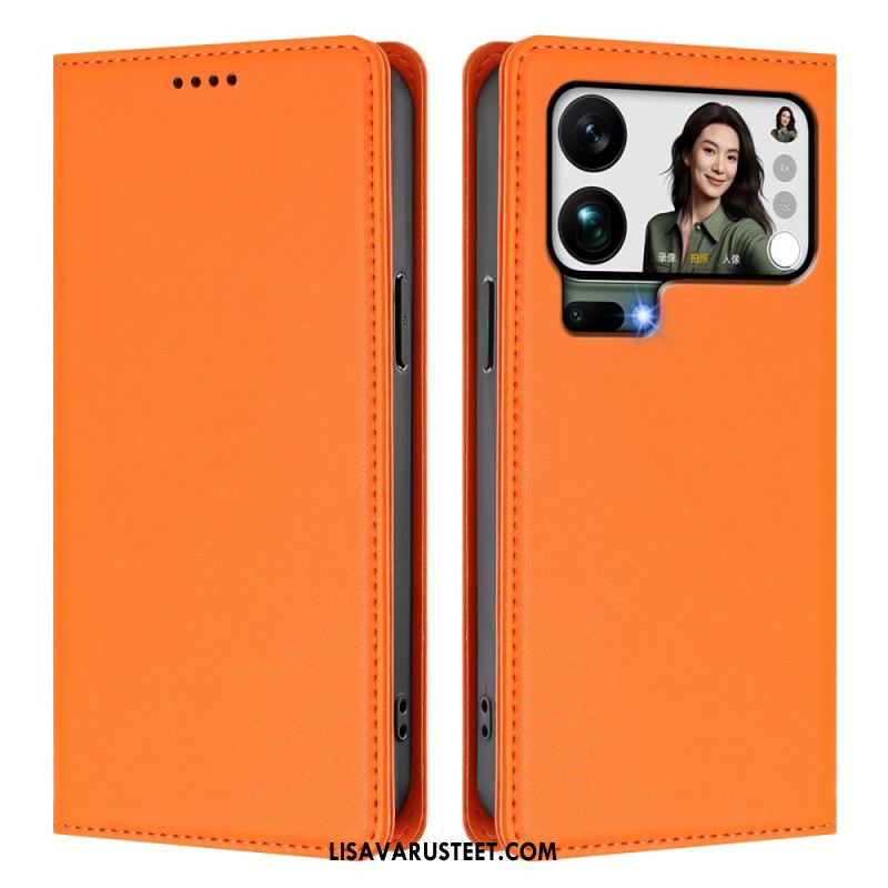 Nahkakotelo Xiaomi 17 Pro Max Puhelinkuoret Magneettinen Suljin Ja Rfid-suojaus