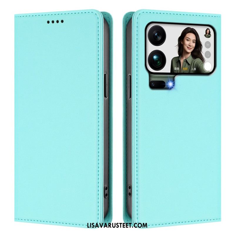 Nahkakotelo Xiaomi 17 Pro Max Puhelinkuoret Magneettinen Suljin Ja Rfid-suojaus