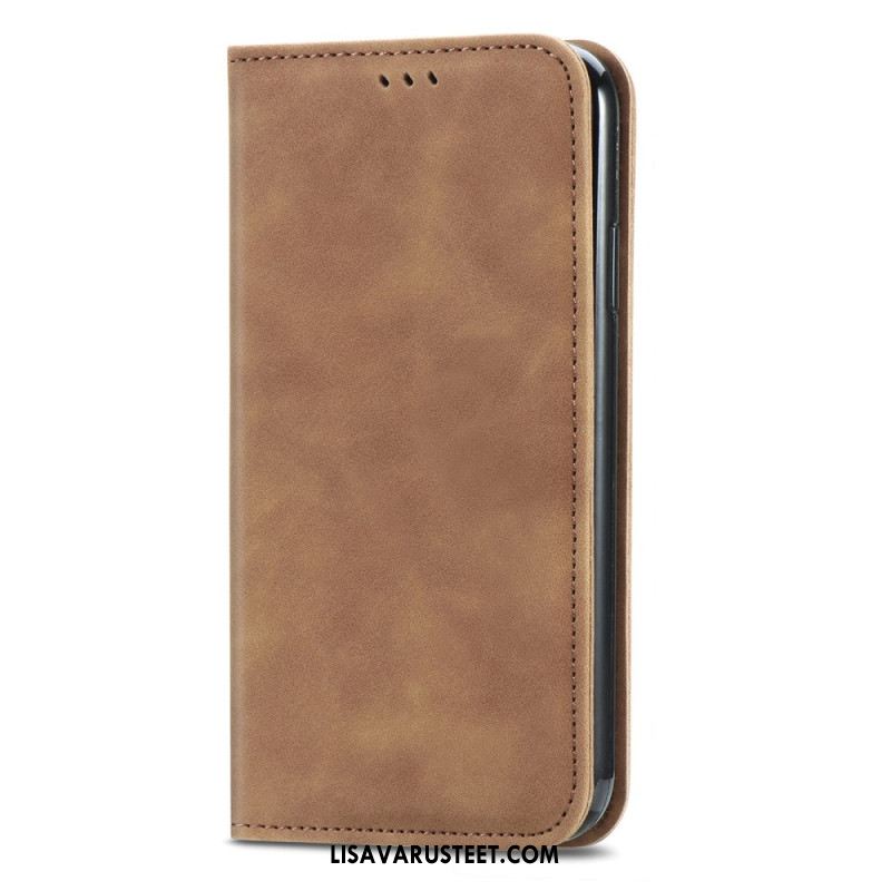 Nahkakotelo Xiaomi 17 Pro Max Puhelinkuoret Mokkanahkaefekti