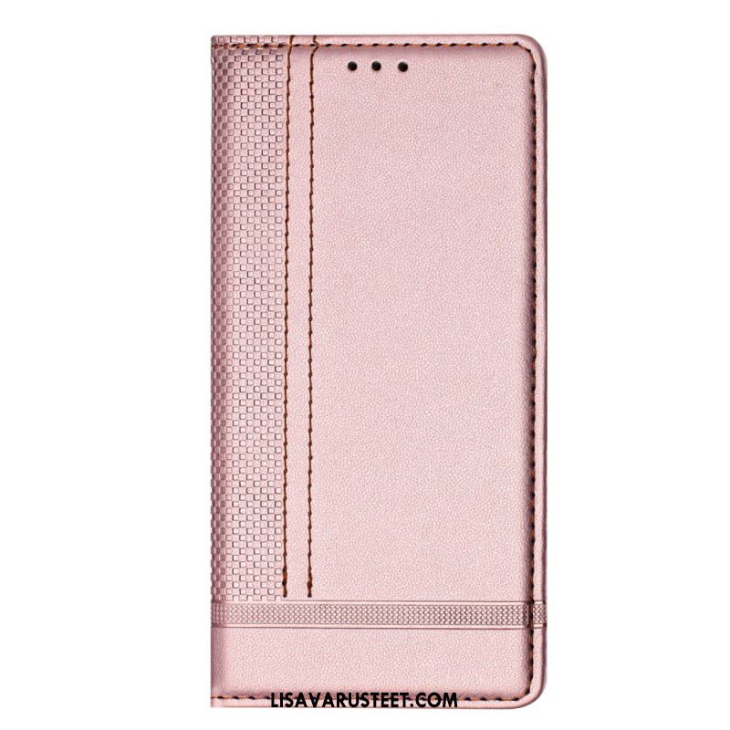 Nahkakotelo Xiaomi 17 Pro Ruudukkokuvio