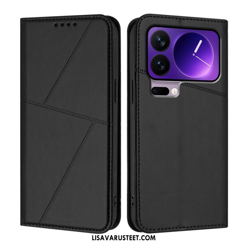 Nahkakotelo Xiaomi 17 Pro Viivakuvio