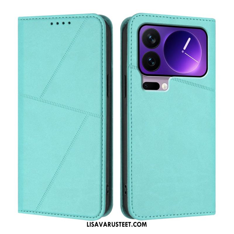 Nahkakotelo Xiaomi 17 Pro Viivakuvio