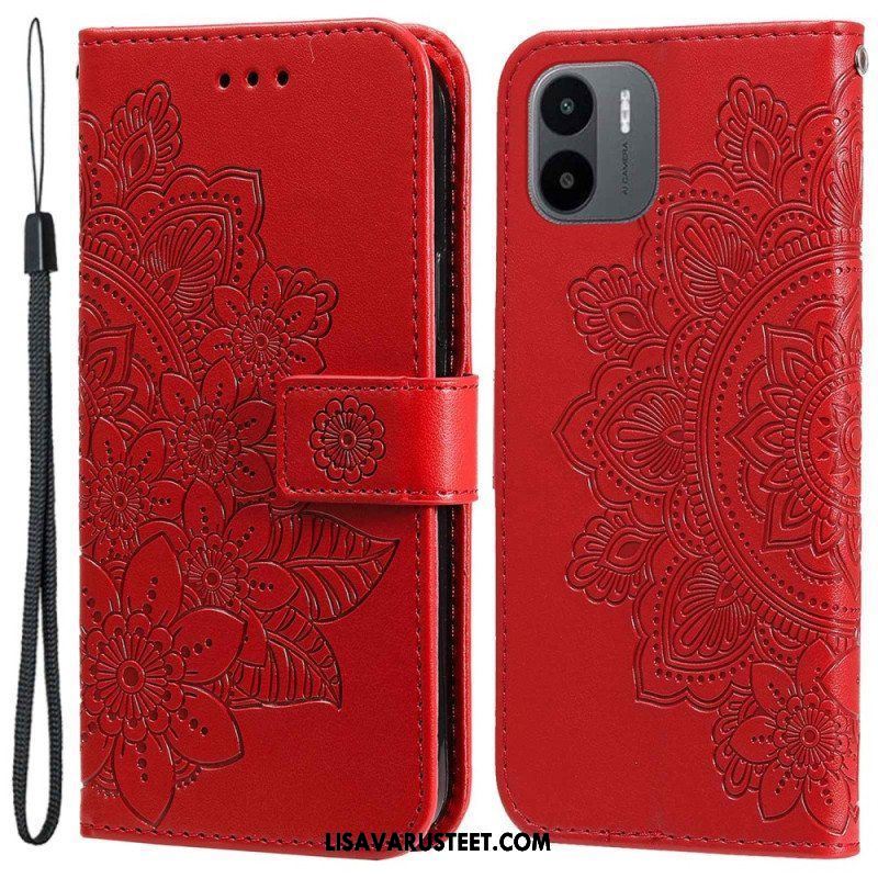 Nahkakotelo Xiaomi Redmi A1 Kukka Mandala