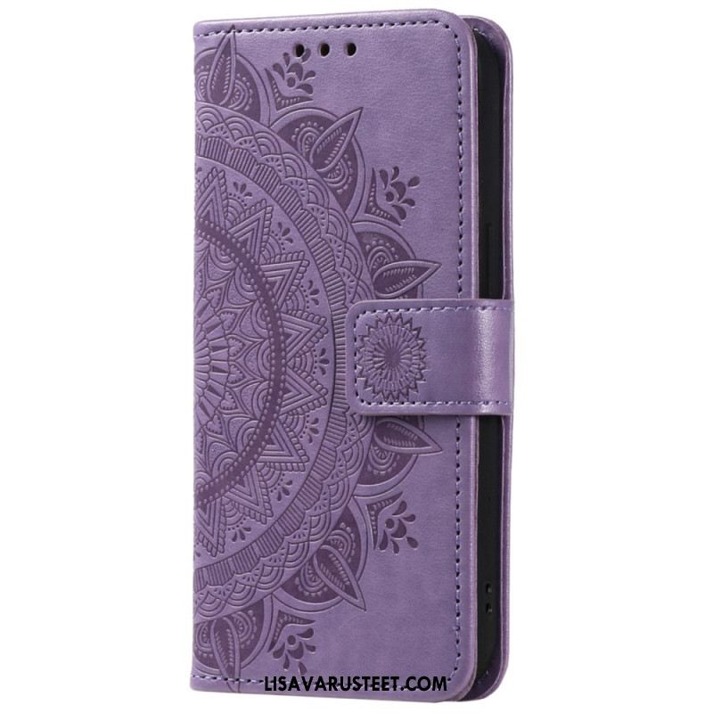 Nahkakotelo Xiaomi Redmi Note 14 4g Mandala-aurinko