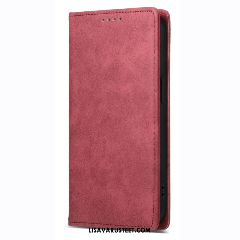 Nahkakotelo Xiaomi Redmi Note 14 4g Vintage Rfid-esto Suojakuori