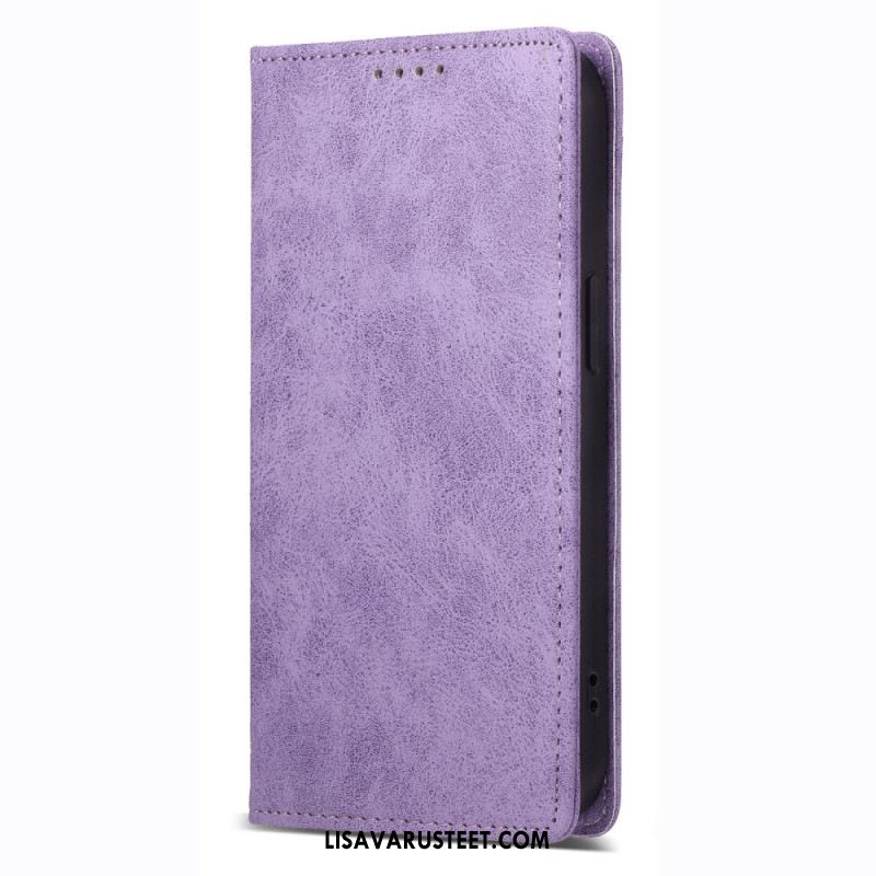 Nahkakotelo Xiaomi Redmi Note 14 4g Vintage Rfid-esto Suojakuori