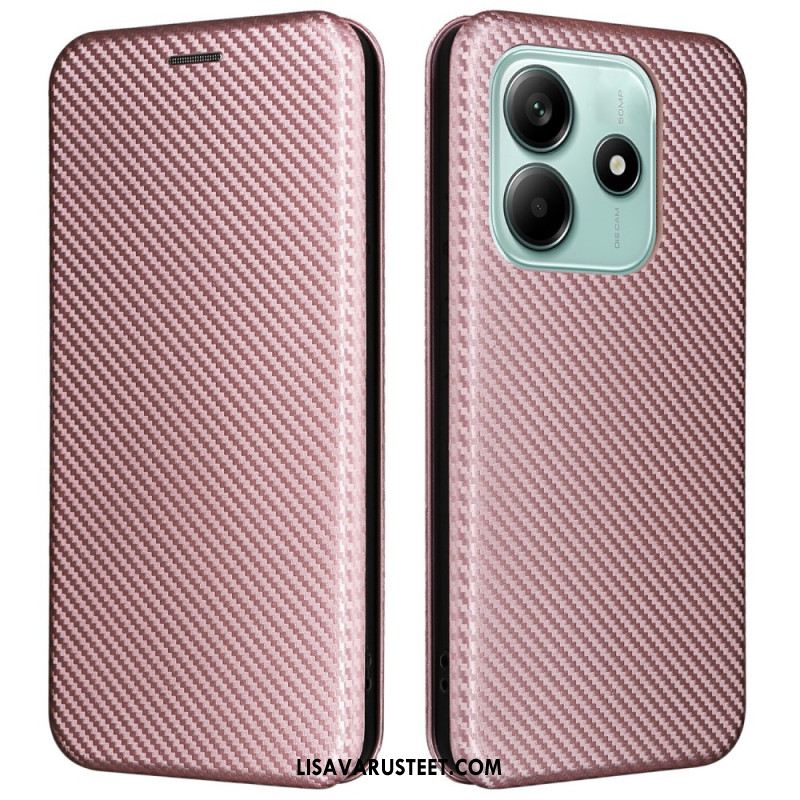 Nahkakotelo Xiaomi Redmi Note 14 5g Hiilikuitu Suojakuori