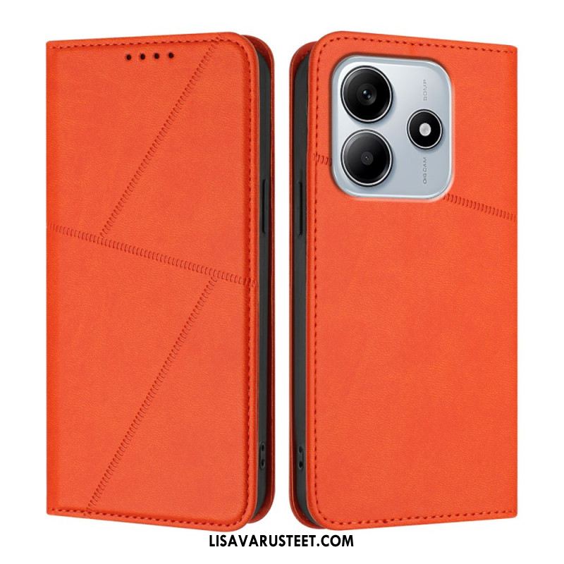 Nahkakotelo Xiaomi Redmi Note 14 5g Puhelinkuoret Viivat