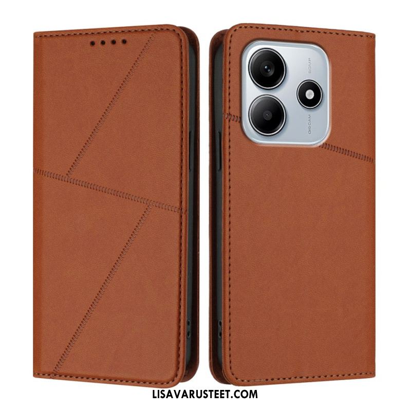 Nahkakotelo Xiaomi Redmi Note 14 5g Puhelinkuoret Viivat