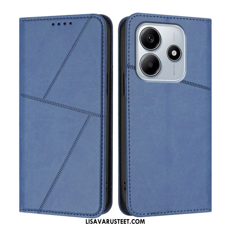 Nahkakotelo Xiaomi Redmi Note 14 5g Puhelinkuoret Viivat