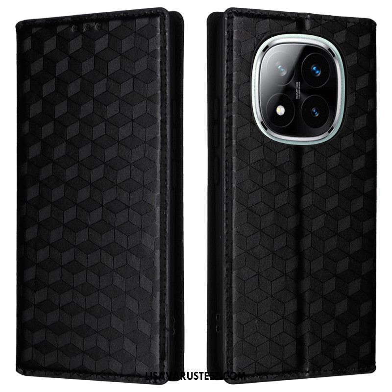 Nahkakotelo Xiaomi Redmi Note 14 Pro 4g 3d-timantit