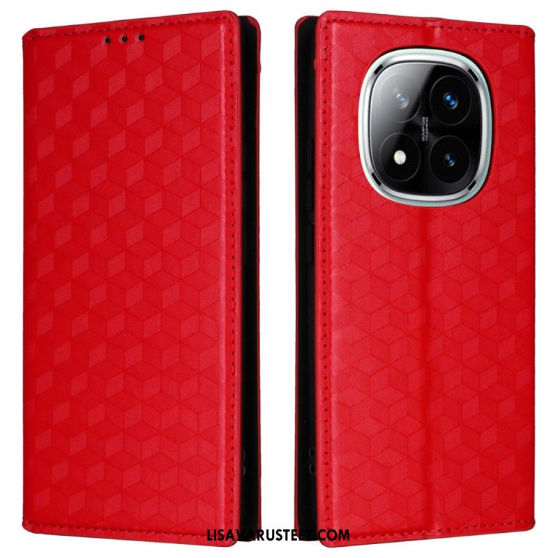 Nahkakotelo Xiaomi Redmi Note 14 Pro 4g 3d-timantit