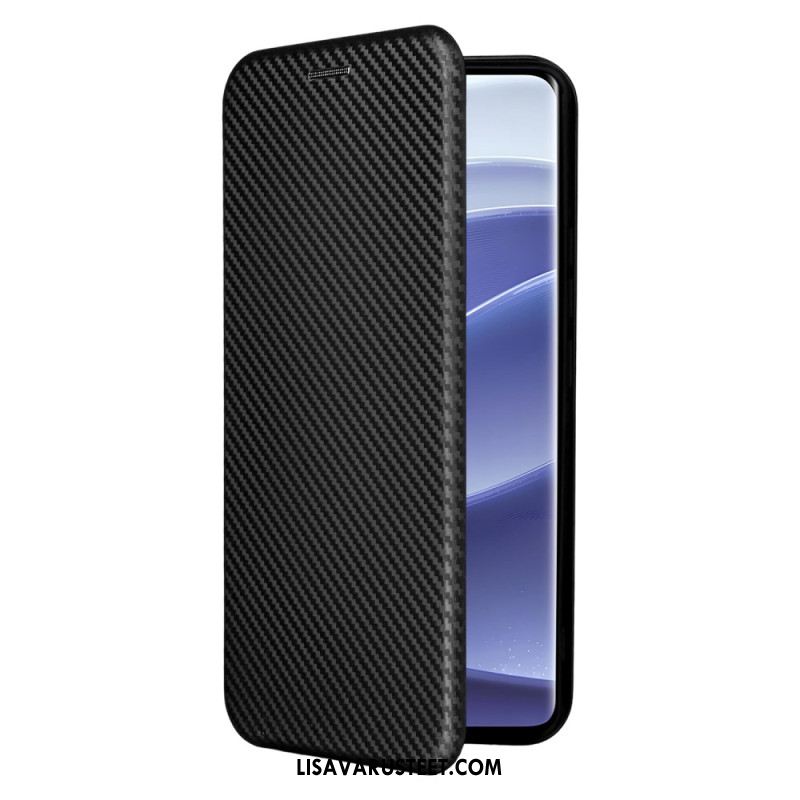 Nahkakotelo Xiaomi Redmi Note 14 Pro 4g Hiilikuitu