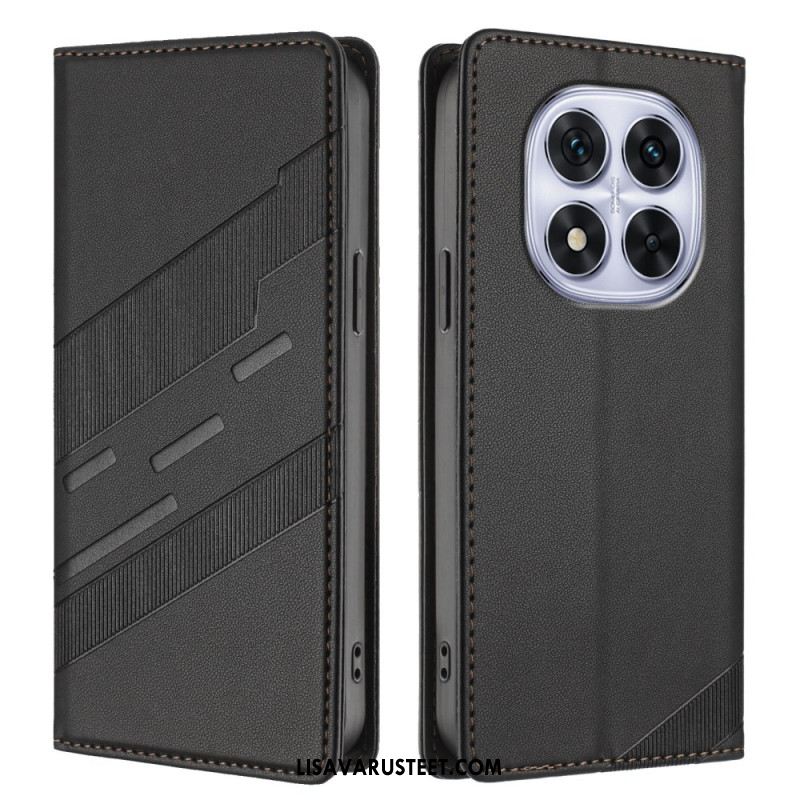 Nahkakotelo Xiaomi Redmi Note 14 Pro 4g Puhelinkuoret Punk-tyylinen