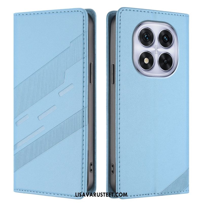 Nahkakotelo Xiaomi Redmi Note 14 Pro 4g Puhelinkuoret Punk-tyylinen