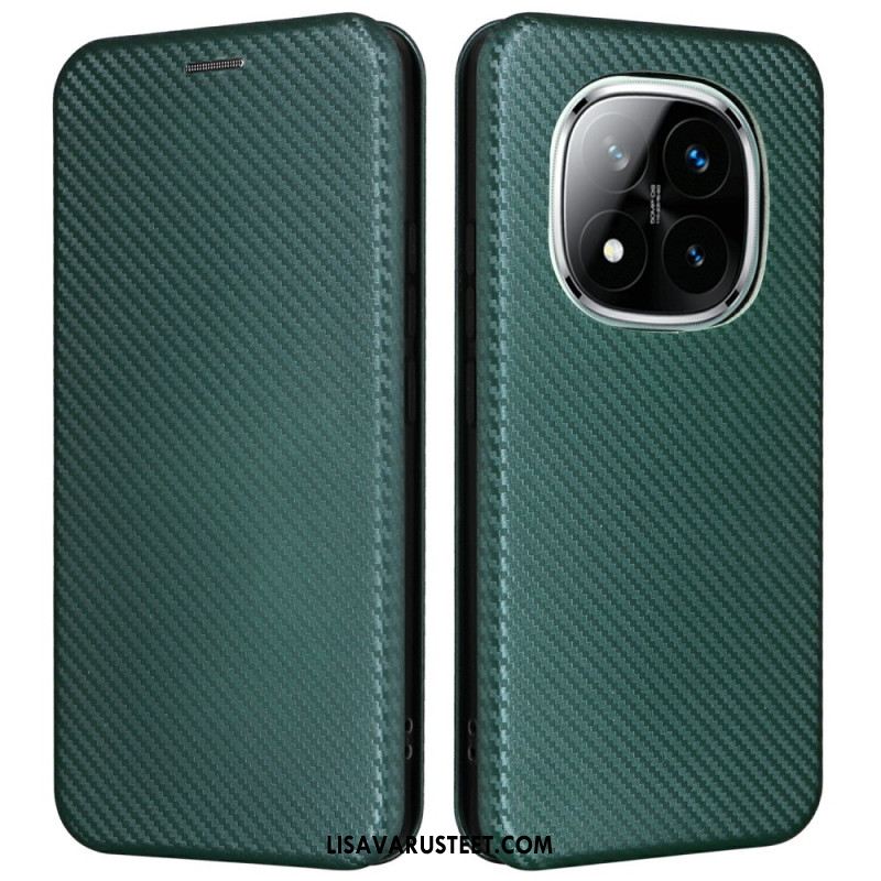 Nahkakotelo Xiaomi Redmi Note 14 Pro 5g Hiilikuitu