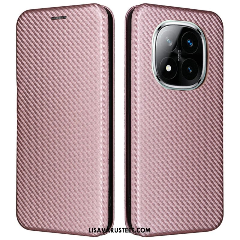 Nahkakotelo Xiaomi Redmi Note 14 Pro 5g Hiilikuitu