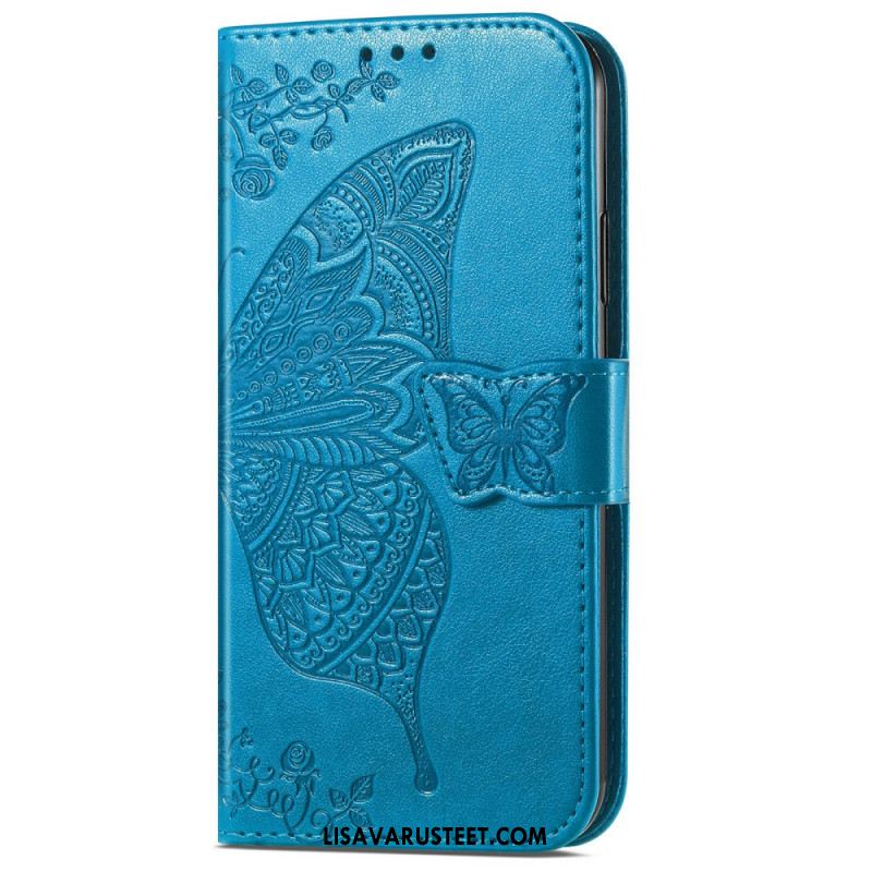 Nahkakotelo Xiaomi Redmi Note 14 Pro Plus 5g Barokkiperhonen