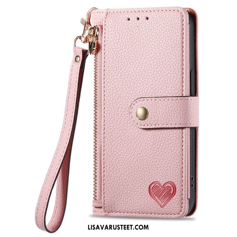 Nahkakotelo Xiaomi Redmi Note 14 Pro Plus 5g Pehmustettu Tasku Ja Rfid-suoja