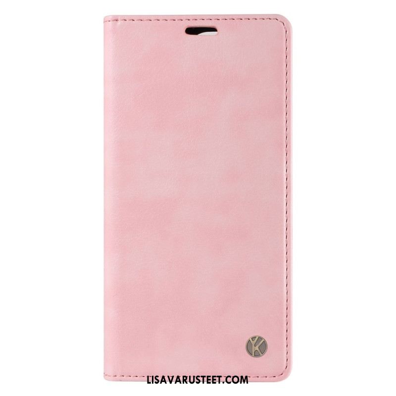 Nahkakotelo Xiaomi Redmi Note 14 Pro Plus 5g Vintage Ykatu Suojakuori