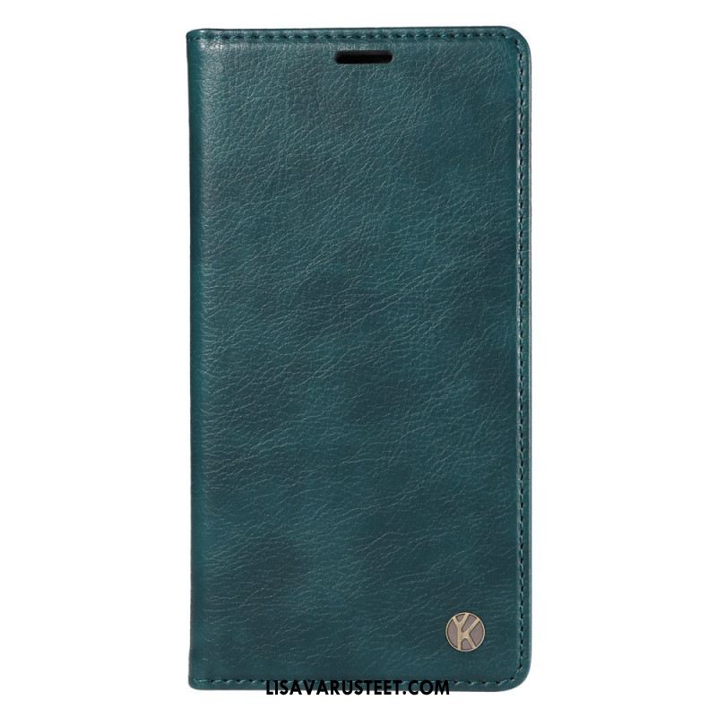 Nahkakotelo Xiaomi Redmi Note 14 Pro Plus 5g Vintage Ykatu Suojakuori