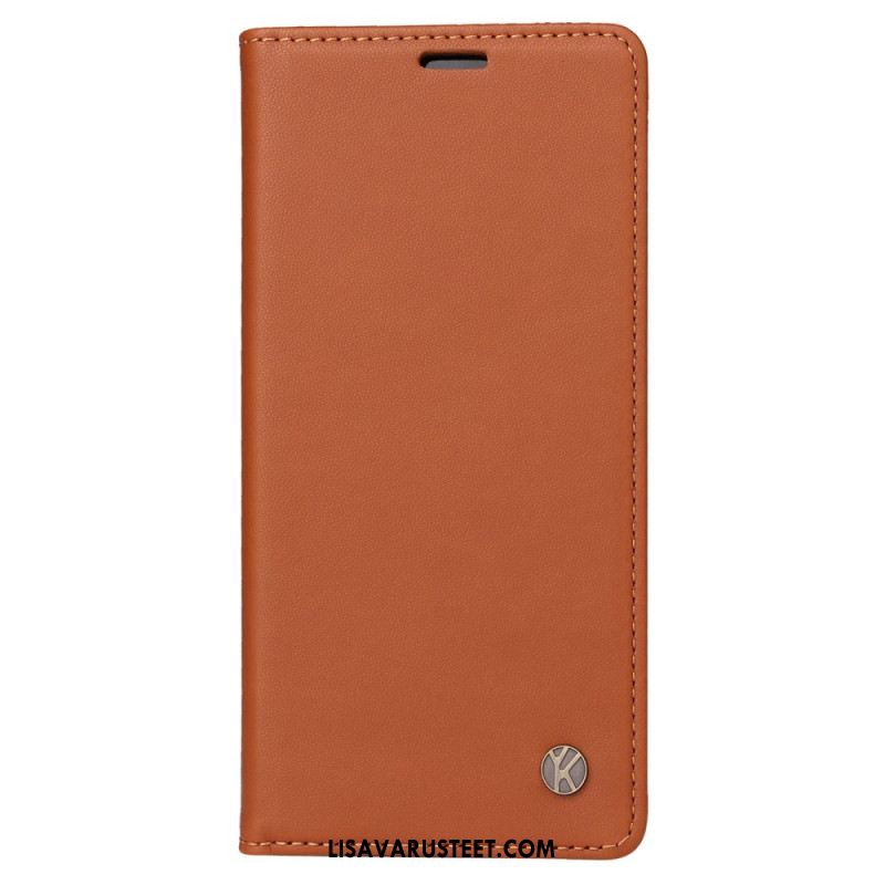 Nahkakotelo Xiaomi Redmi Note 14 Pro Plus 5g Yikatu Keinonahka