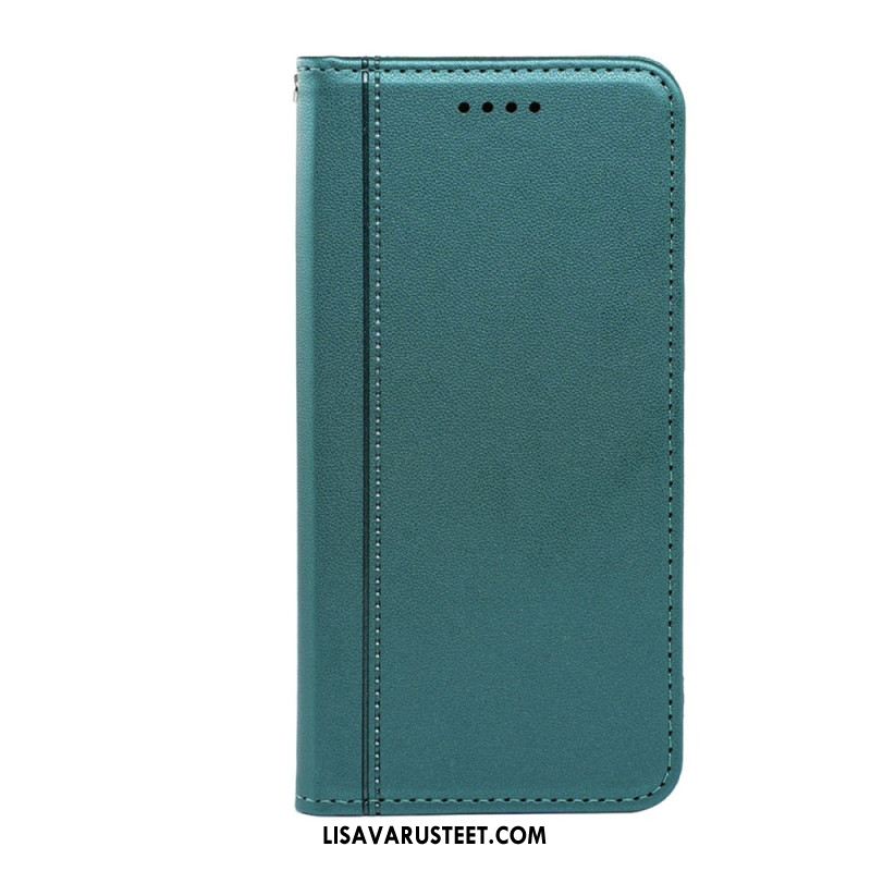 Nahkakotelo Xiaomi Redmi Note 14s Kanttinauha Ja Hihna