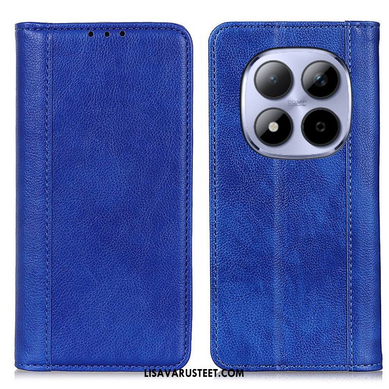 Nahkakotelo Xiaomi Redmi Note 15 Pro 5g Haljasnahka