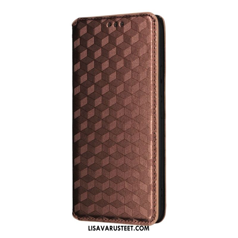 Nahkakotelo Xiaomi Redmi Note 15 Pro Plus 5g Kiiltävät Timantit