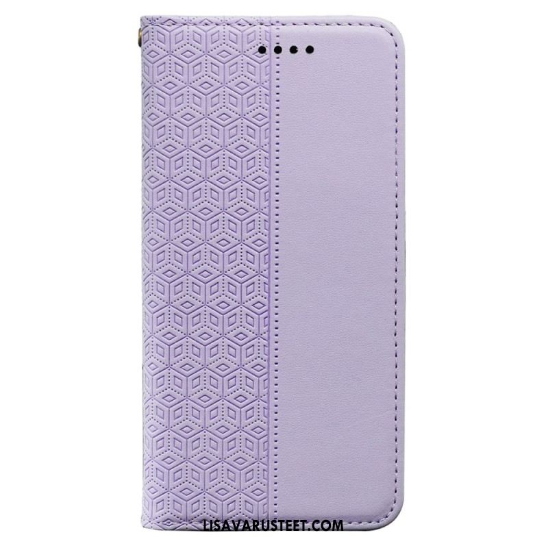 Nahkakotelo Xiaomi Redmi Note 15 Pro Plus 5g Läppäkansi Hihnareunuksella