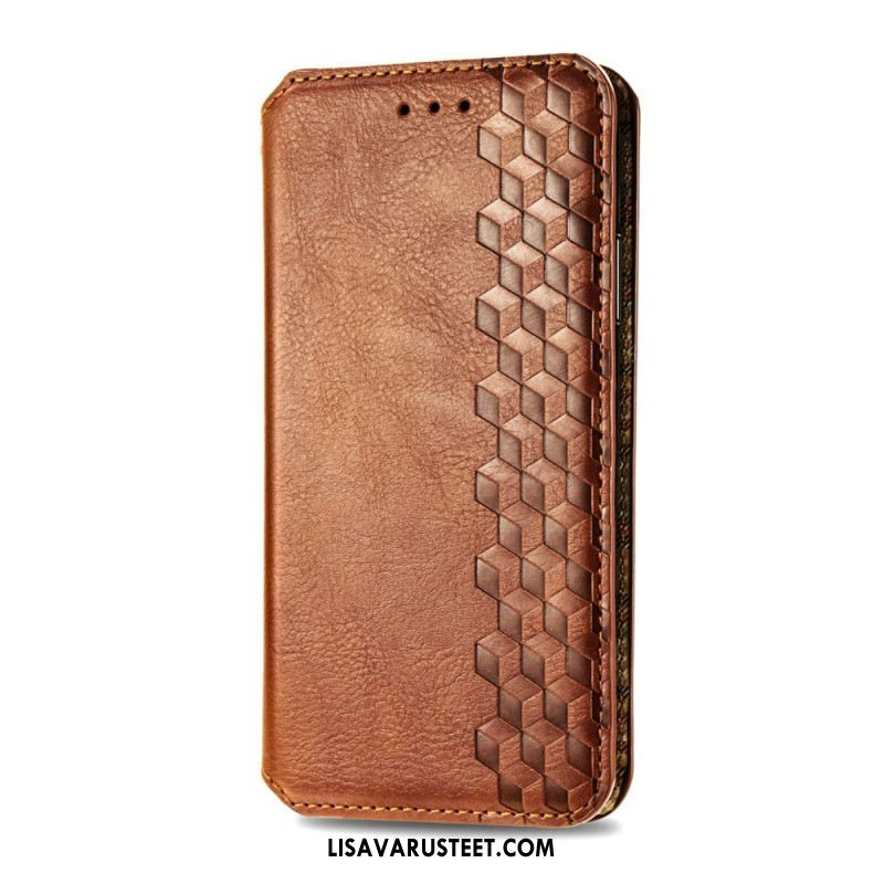 Nahkakotelo Xiaomi Redmi Note 15 Pro Plus 5g Timanttikuvio