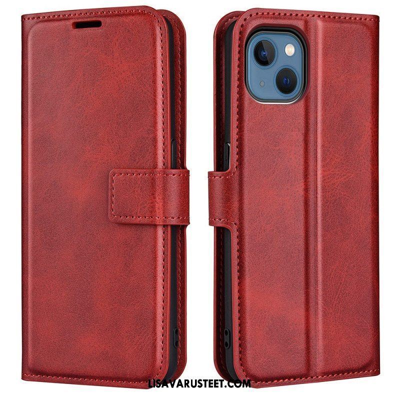 Nahkakotelo iPhone 14 Plus Ohut Extreme Leather -efekti