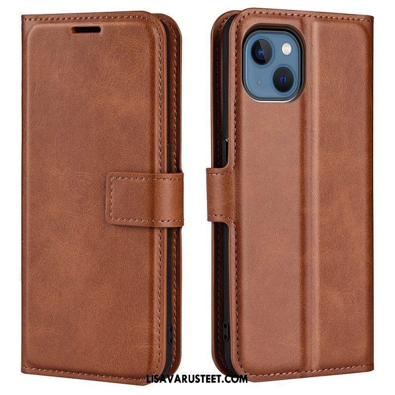 Nahkakotelo iPhone 14 Plus Ohut Extreme Leather -efekti