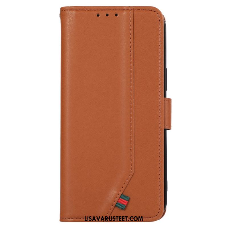 Nahkakotelo iPhone 16 Rfid-korttikotelo Ja Lompakko