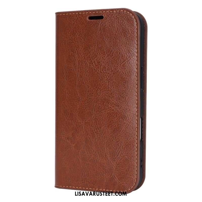 Nahkakotelo iPhone 17 Nahka Suojakuori